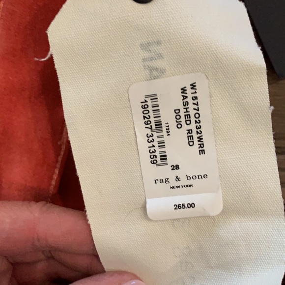 NWT Rag & bone velvet Dojo jean - Picture 3 of 6